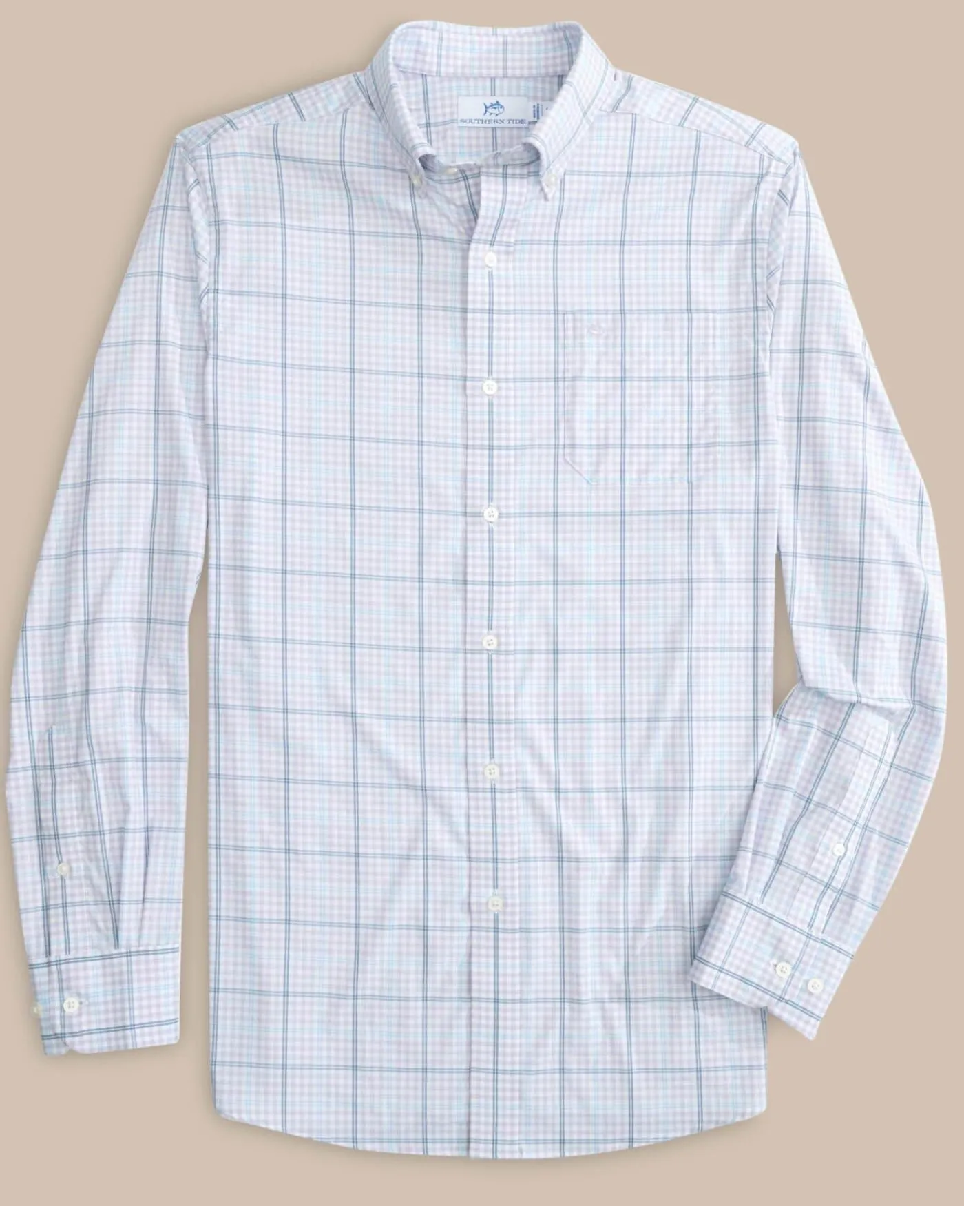 Online Southern Tide Brrr° Intercoastal Rainer Check Long Sleeve Sport Shirt