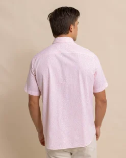 Fashion Southern Tide Brrr° Intercoastal That Floral Feeling Short Sleeve Sport Shirt