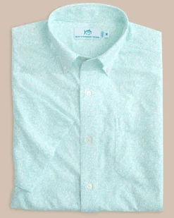Fashion Southern Tide Brrr° Intercoastal That Floral Feeling Short Sleeve Sport Shirt