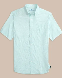 Fashion Southern Tide Brrr° Intercoastal That Floral Feeling Short Sleeve Sport Shirt