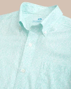 Fashion Southern Tide Brrr° Intercoastal That Floral Feeling Short Sleeve Sport Shirt