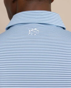 Best Southern Tide Brrr°-Eeze Baytop Stripe Performance Polo