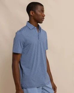 Cheap Southern Tide Brrr°-Eeze Beattie Stripe Performance Polo