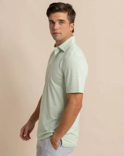 Cheap Southern Tide Brrr°-Eeze Beattie Stripe Performance Polo