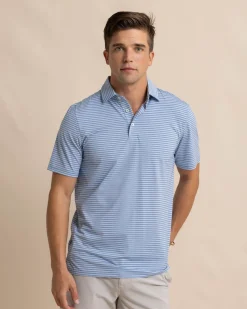 Cheap Southern Tide Brrr°-Eeze Beattie Stripe Performance Polo