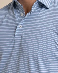 Cheap Southern Tide Brrr°-Eeze Beattie Stripe Performance Polo
