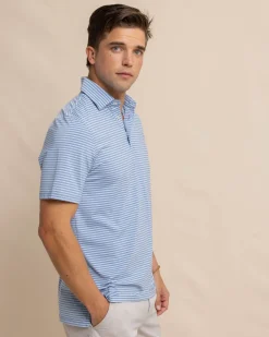 Cheap Southern Tide Brrr°-Eeze Beattie Stripe Performance Polo