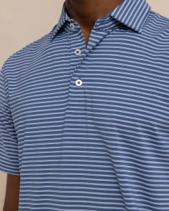 Cheap Southern Tide Brrr°-Eeze Beattie Stripe Performance Polo
