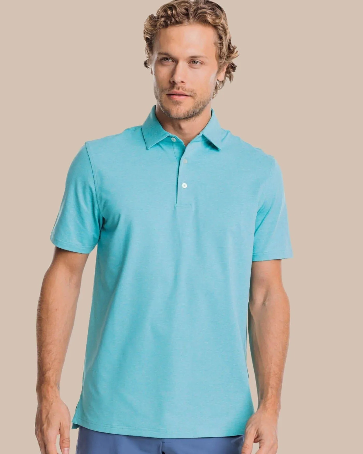 Clearance Southern Tide Brrr°®-Eeze Heather Performance Polo Shirt