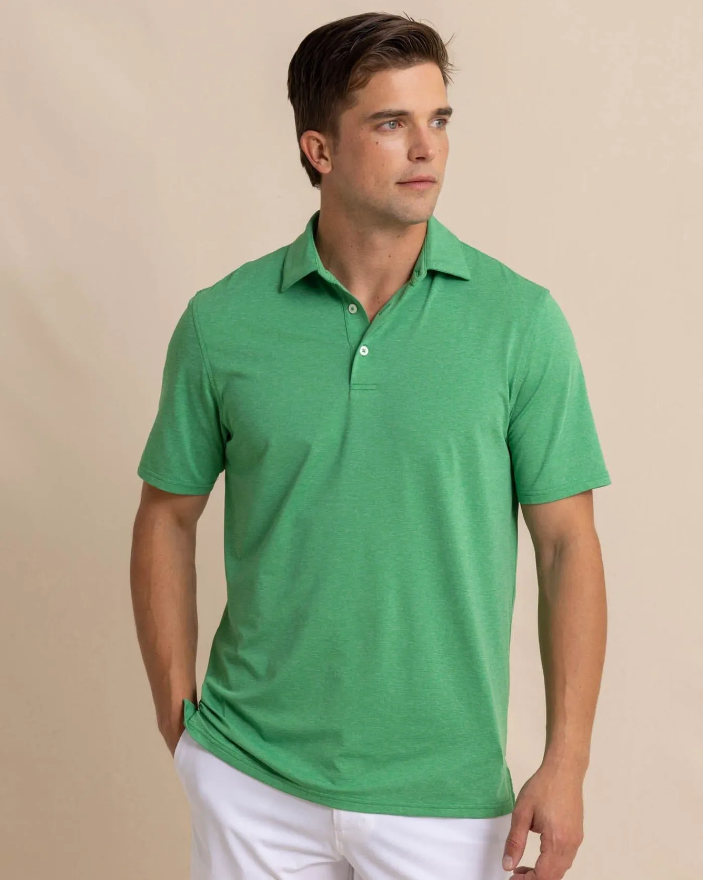 Clearance Southern Tide Brrr°®-Eeze Heather Performance Polo Shirt