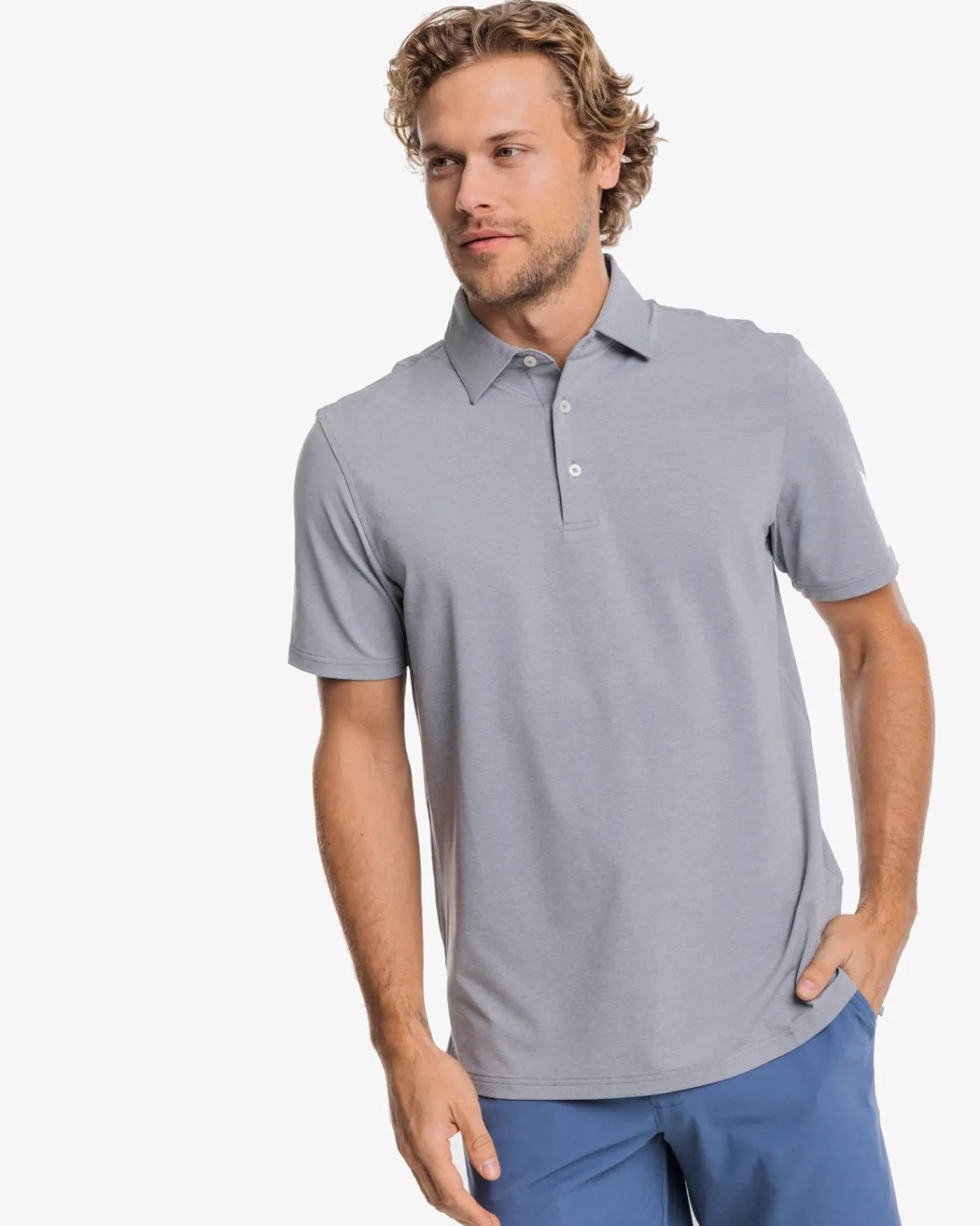 Clearance Southern Tide Brrr°®-Eeze Heather Performance Polo Shirt