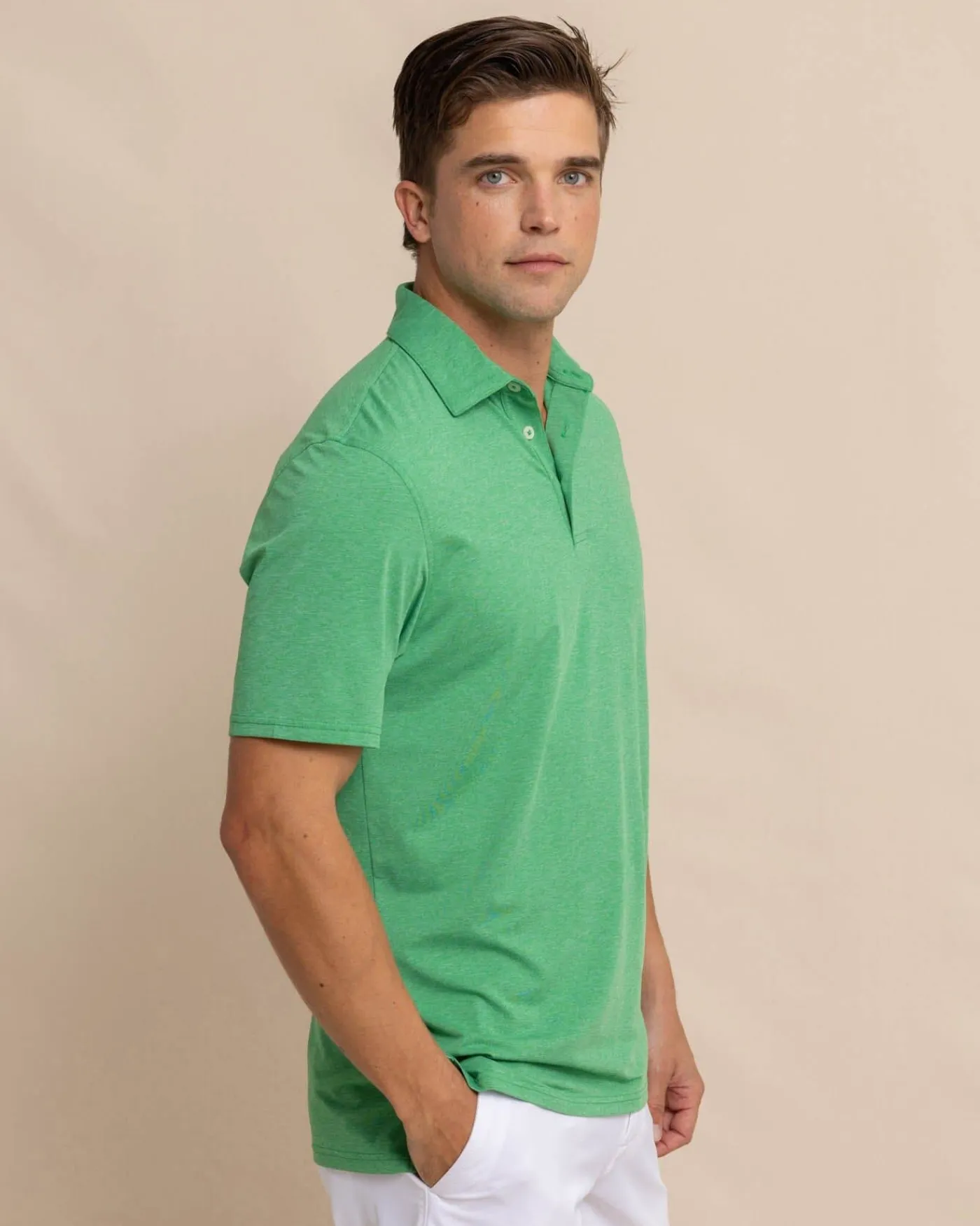 Clearance Southern Tide Brrr°®-Eeze Heather Performance Polo Shirt