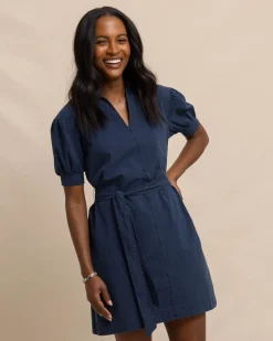 Cheap Southern Tide Calan Washed Seersucker Dress
