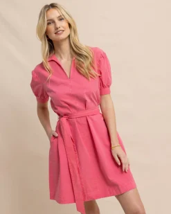 Discount Southern Tide Calan Washed Seersucker Dress