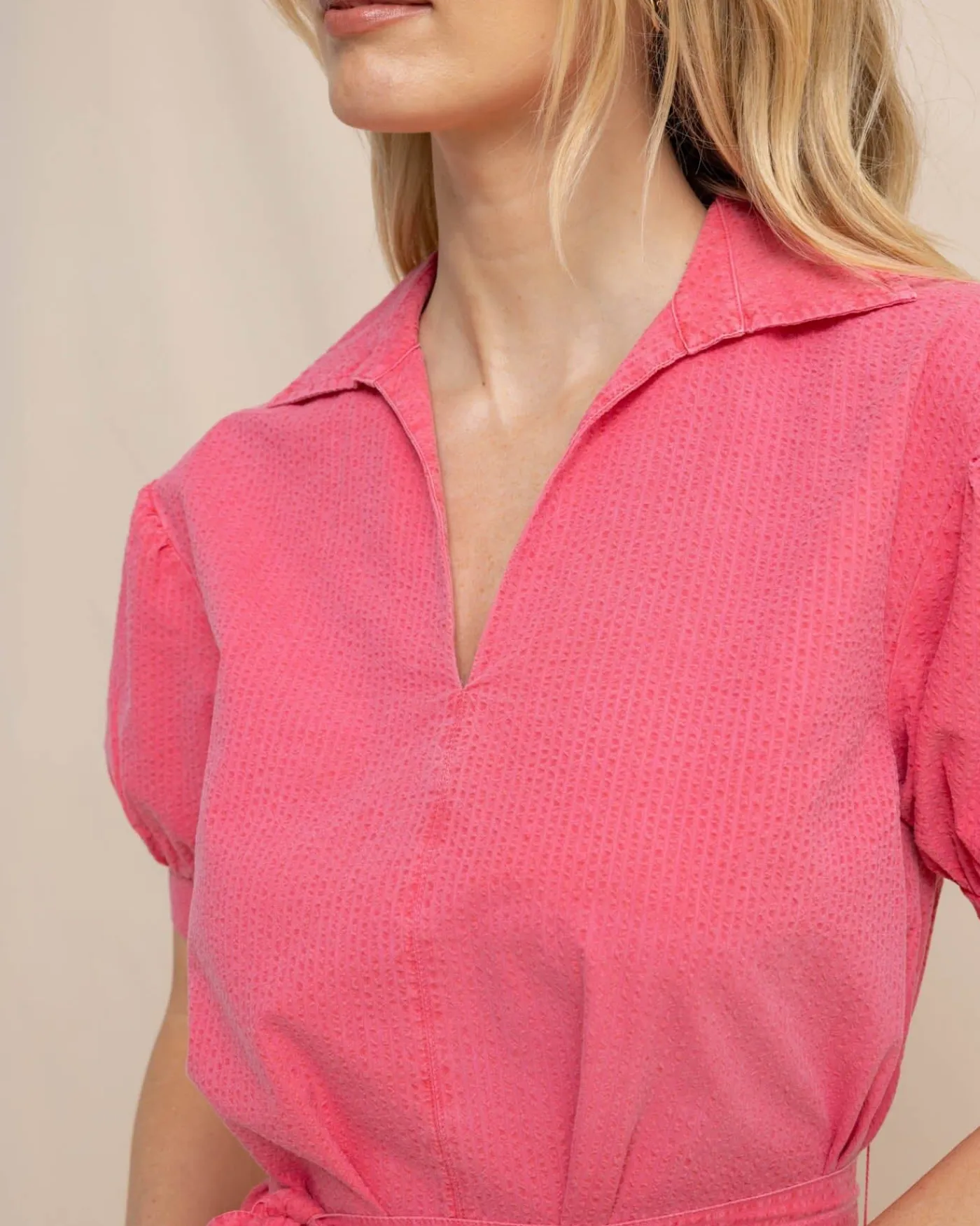 Discount Southern Tide Calan Washed Seersucker Dress