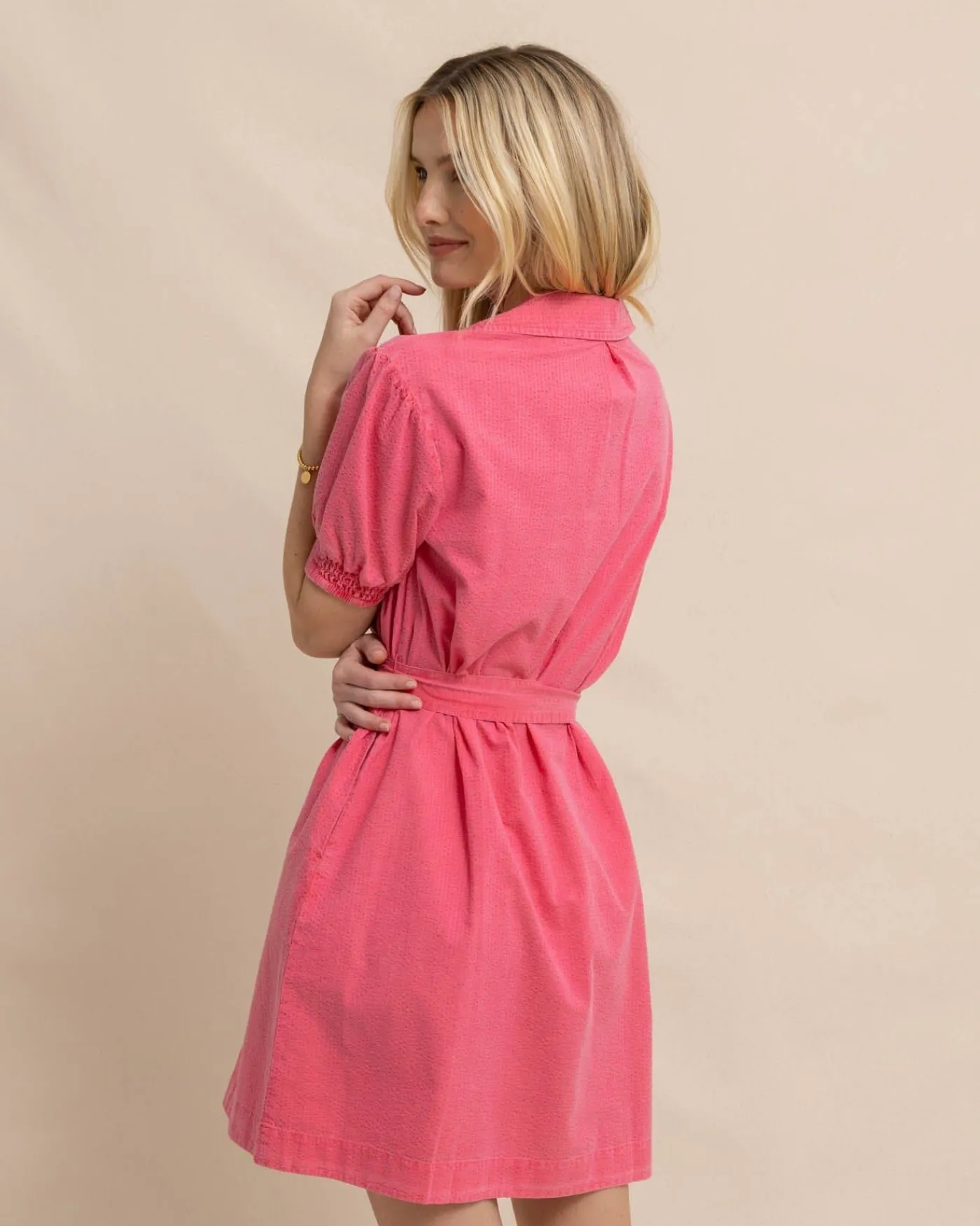 Discount Southern Tide Calan Washed Seersucker Dress