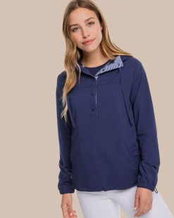 Shop Southern Tide Calie Pop Placket Popover