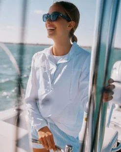 Shop Southern Tide Calie Pop Placket Popover