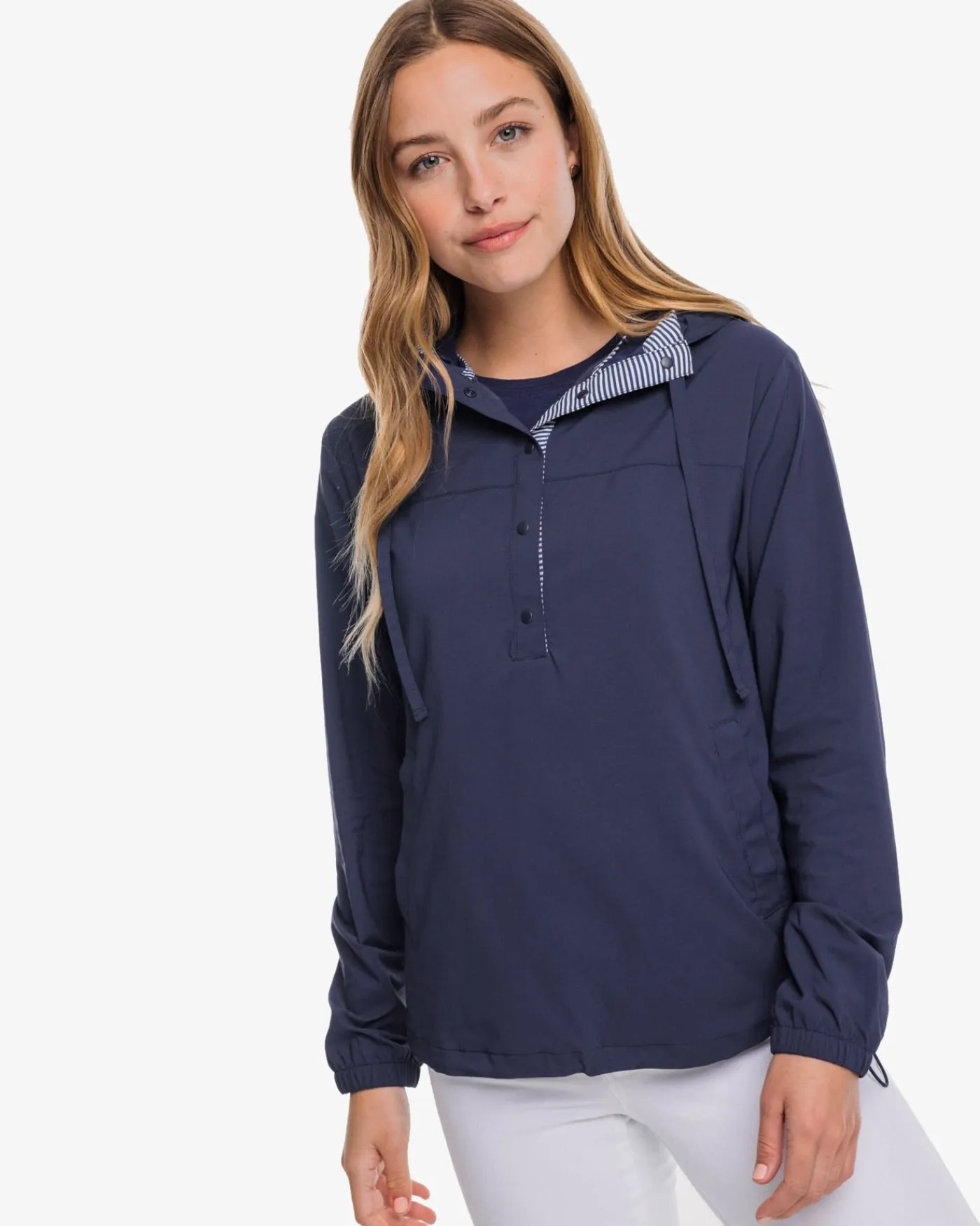 Shop Southern Tide Calie Pop Placket Popover