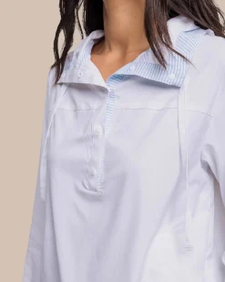 Outlet Southern Tide Calie Pop Placket Popover