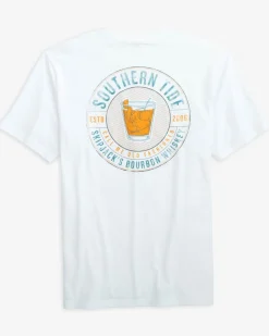 Hot Southern Tide Call Me Old Fashioned T-Shirt Classic White