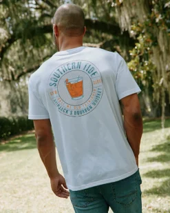 Hot Southern Tide Call Me Old Fashioned T-Shirt Classic White
