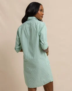 Discount Southern Tide Cam Stripe Poplin Dress
