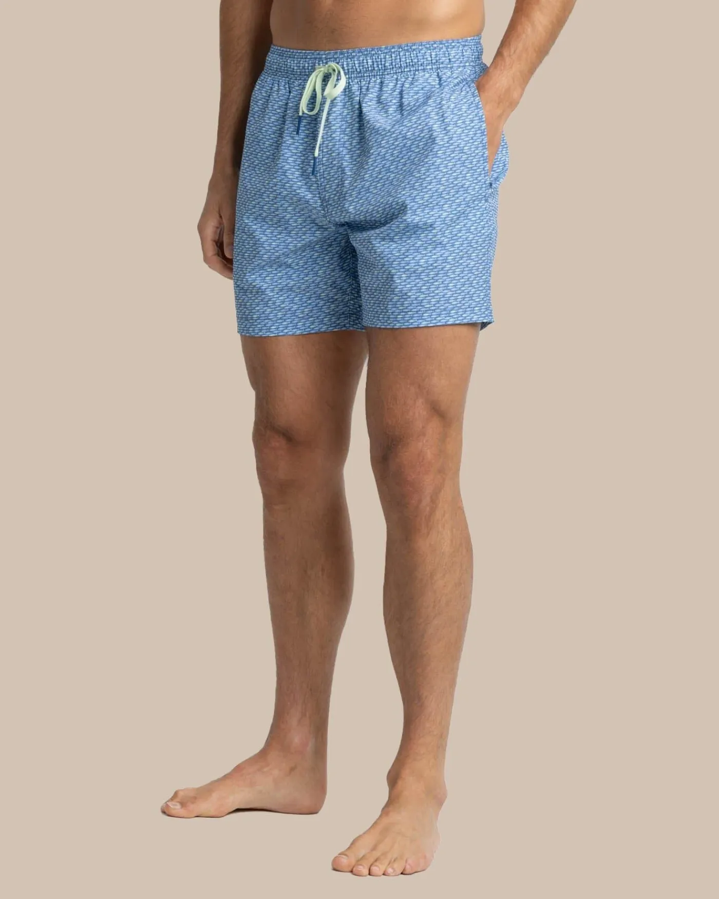 Discount Southern Tide Casual Water Swim Trunk Coronet Blue