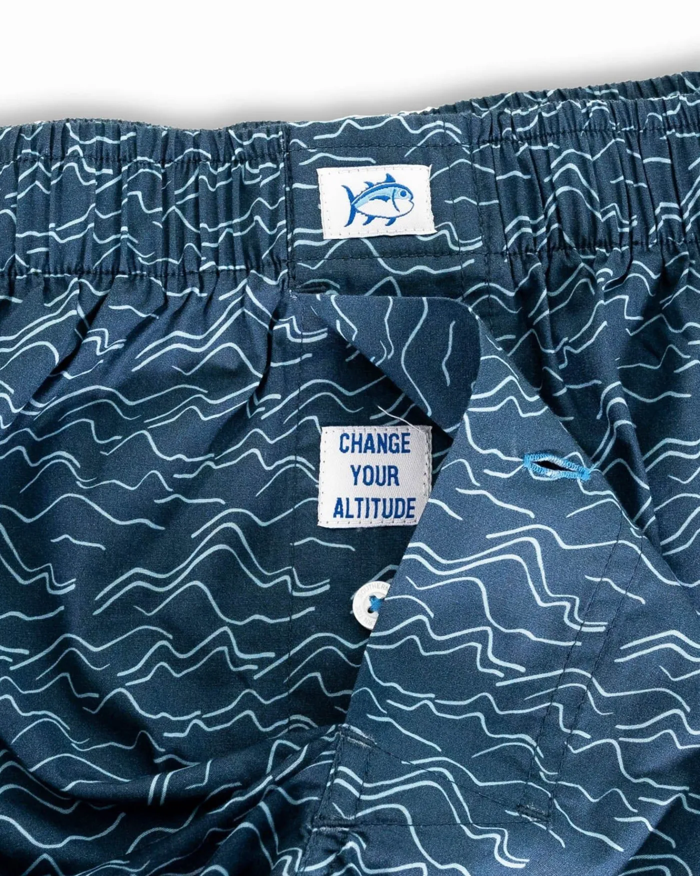 Online Southern Tide Change Your Altitude Printed Boxer Blue Haze