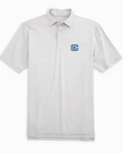 Outlet Southern Tide Citadel Bulldogs Driver Spacedye Polo Shirt