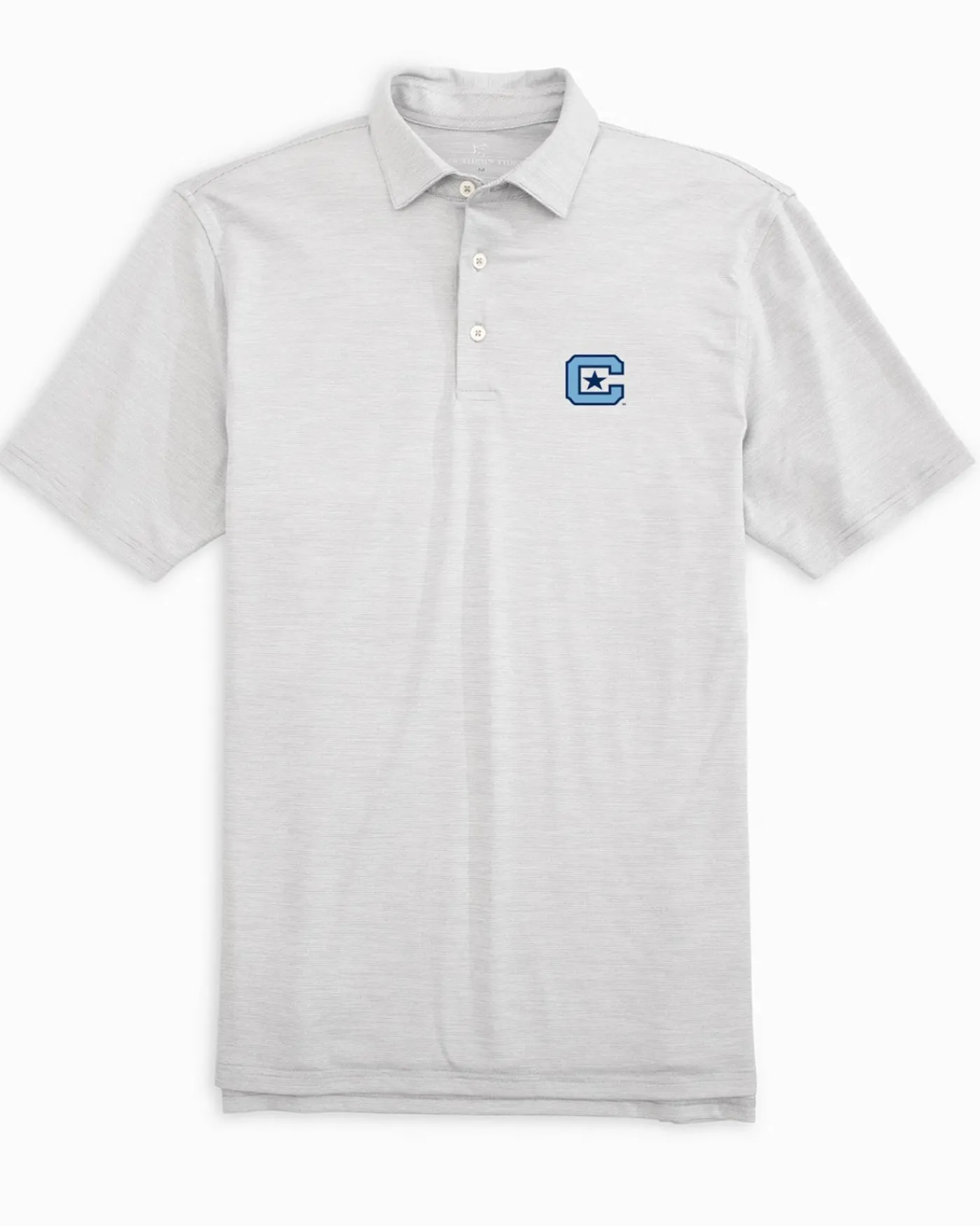 Outlet Southern Tide Citadel Bulldogs Driver Spacedye Polo Shirt