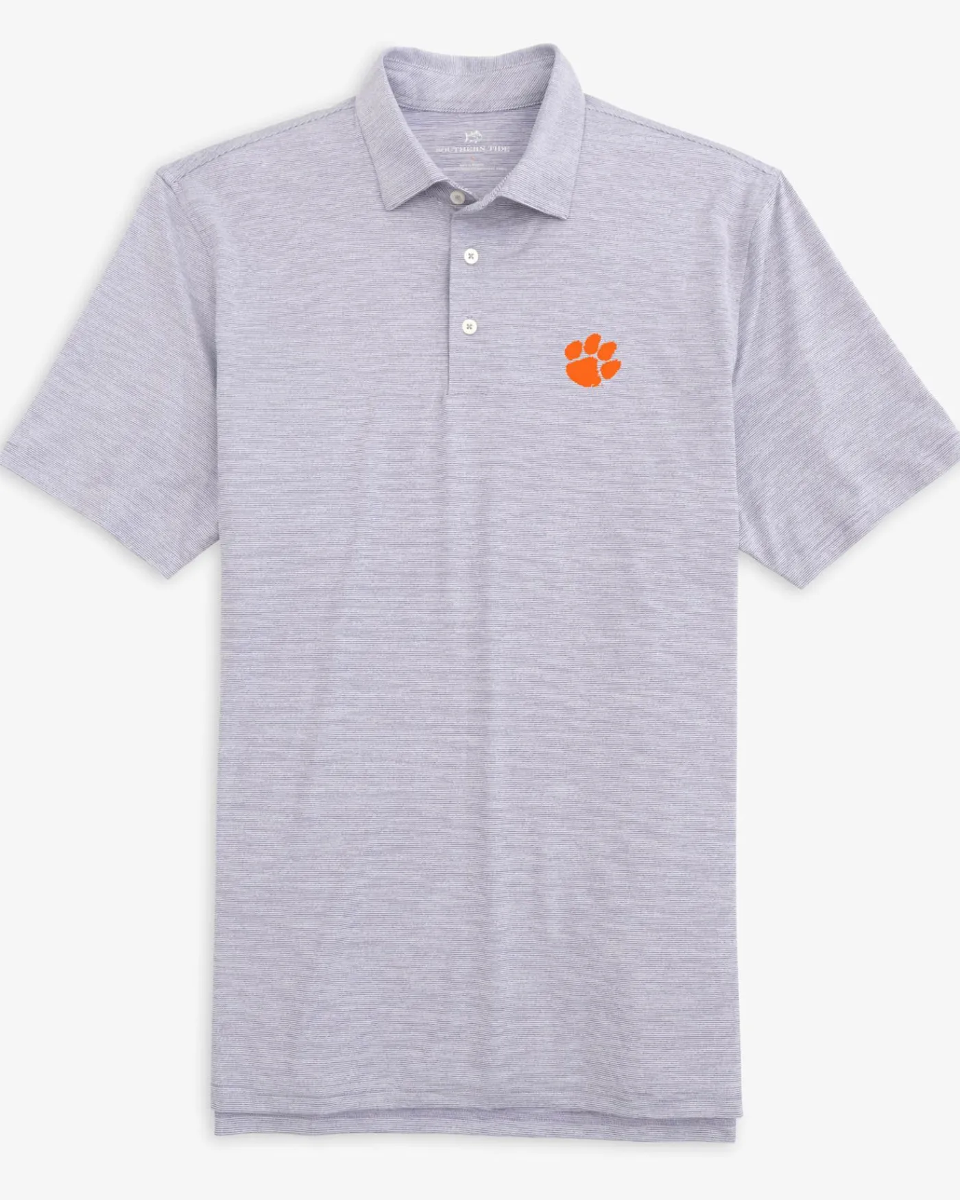 Cheap Southern Tide Clemson Tigers Driver Spacedye Polo Shirt
