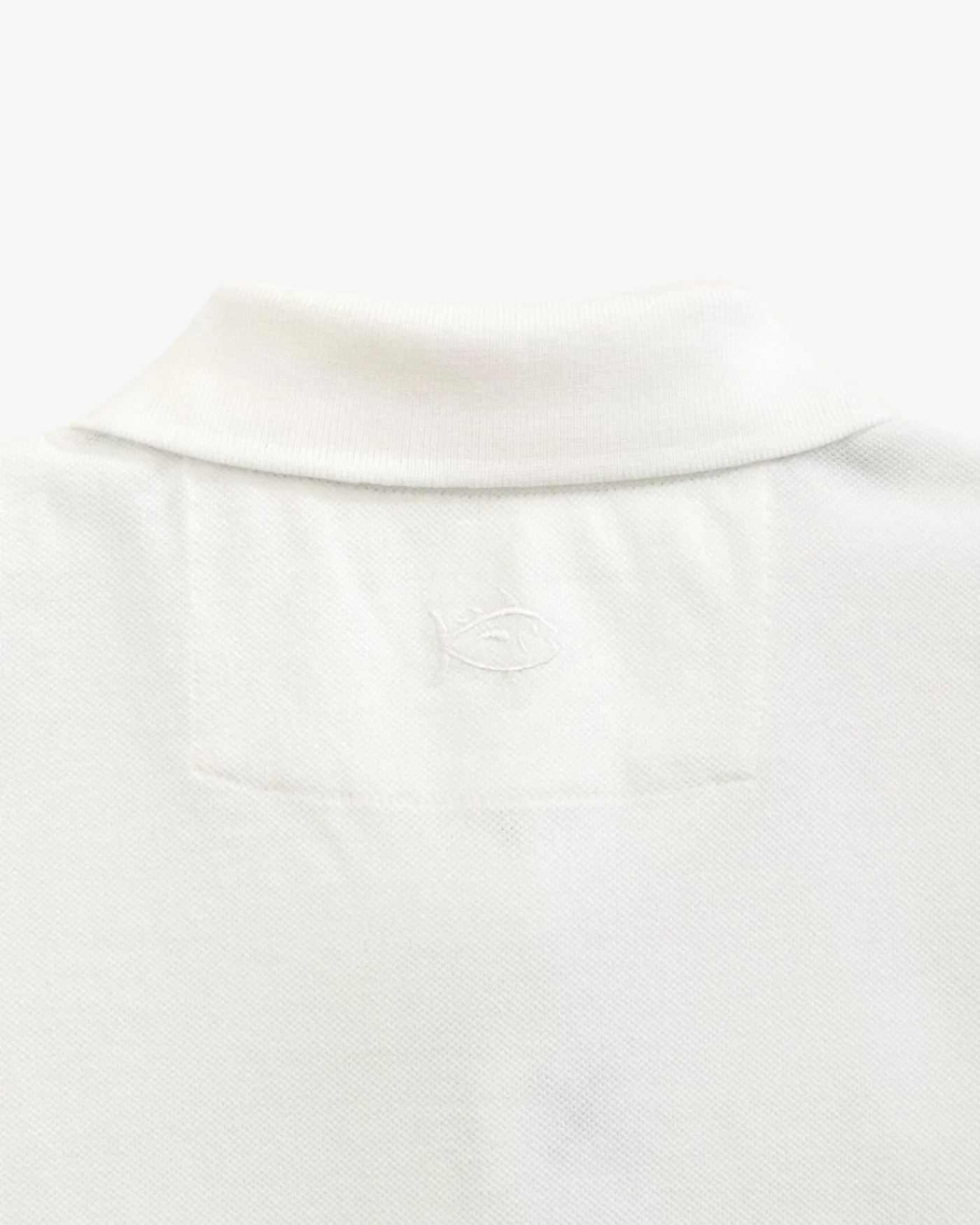 Cheap Southern Tide Clemson Tigers Skipjack Polo Classic White