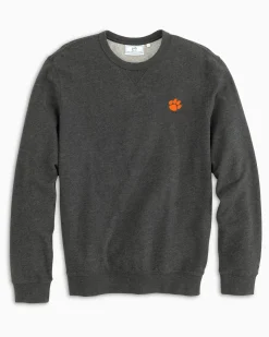 Outlet Southern Tide Clemson Upper Deck Pullover Sweatshirt