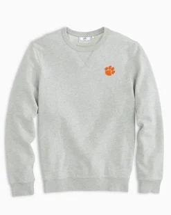 Outlet Southern Tide Clemson Upper Deck Pullover Sweatshirt