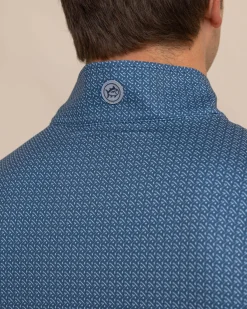 Cheap Southern Tide Clubbin' It Print Cruiser Quarter Zip