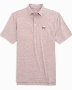 New Southern Tide College Of Charleston Driver Spacedye Polo Shirt
