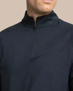 Shop Southern Tide Cruiser Heather Quarter Zip Pullover