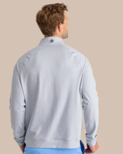 Shop Southern Tide Cruiser Heather Quarter Zip Pullover