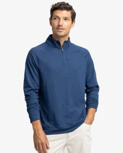 Shop Southern Tide Cruiser Heather Quarter Zip Pullover