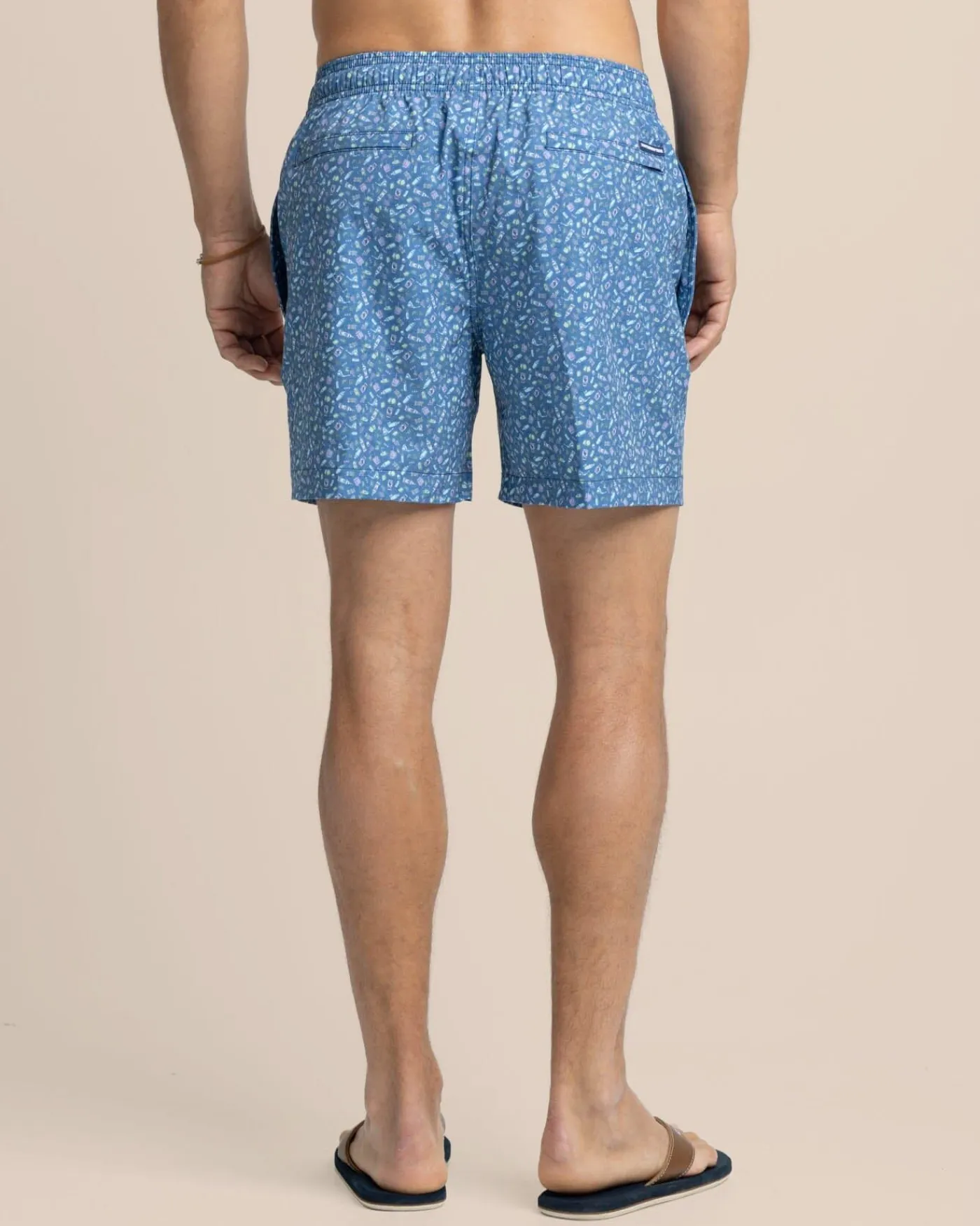Fashion Southern Tide Dazed And Transfused Swim Trunk Coronet Blue
