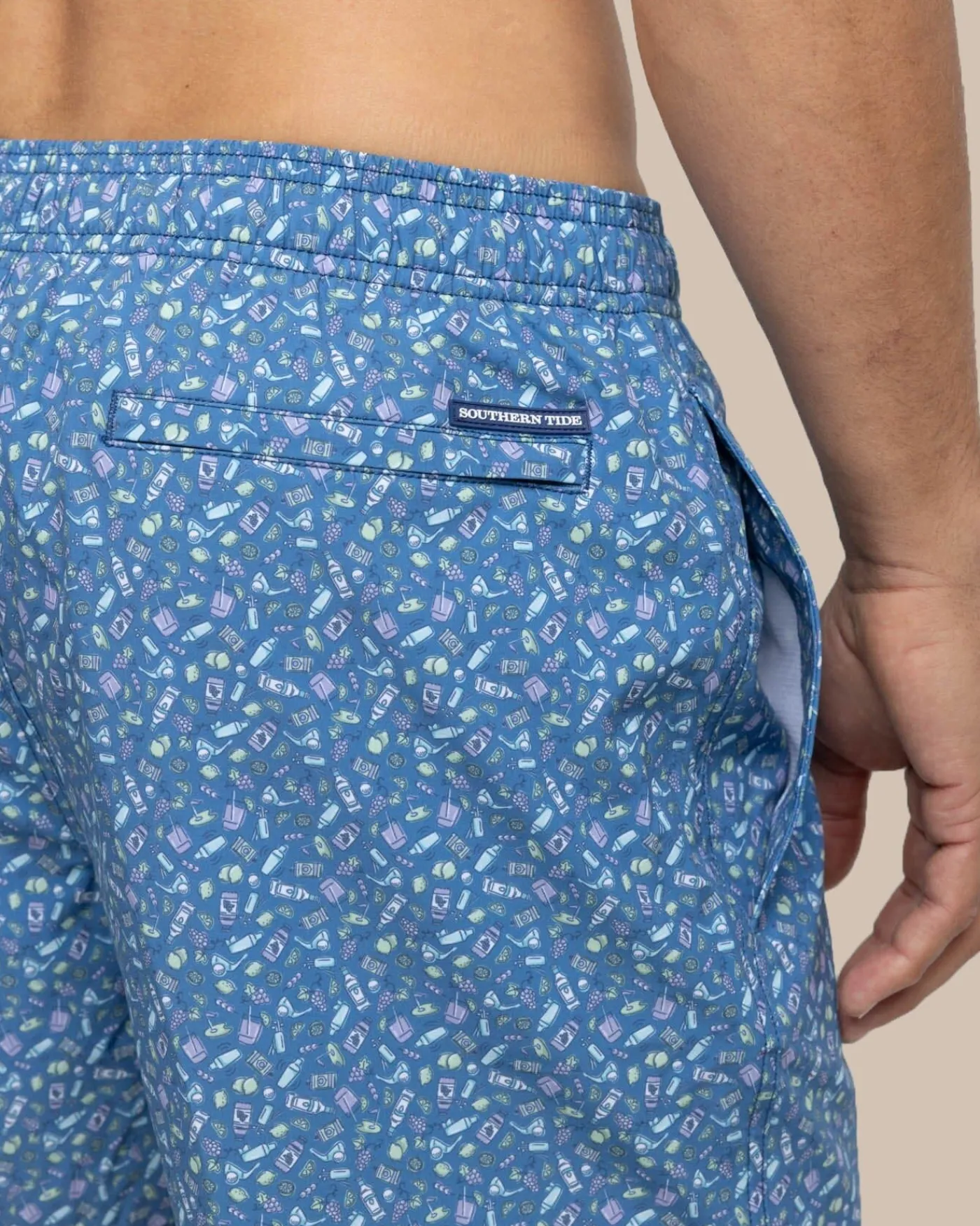 Fashion Southern Tide Dazed And Transfused Swim Trunk Coronet Blue