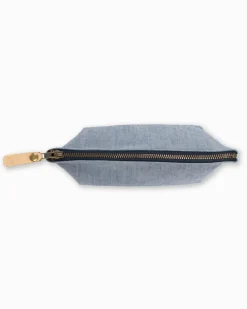 Best Southern Tide Denim Travel Pouch Navy