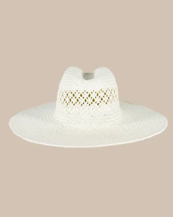 Outlet Southern Tide Diamond Packable Beach Hat White