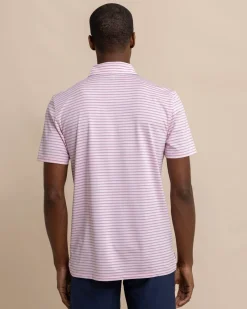Best Sale Southern Tide Driver Carova Stripe Polo Shirt