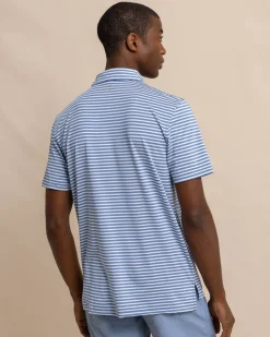 Best Sale Southern Tide Driver Carova Stripe Polo Shirt