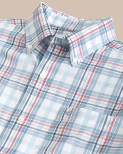 Sale Southern Tide Durwood Plaid Intercoastal Sport Shirt