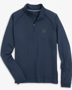 Sale Southern Tide East Tennessee Scuttle Heather Quarter Zip Heather True Navy
