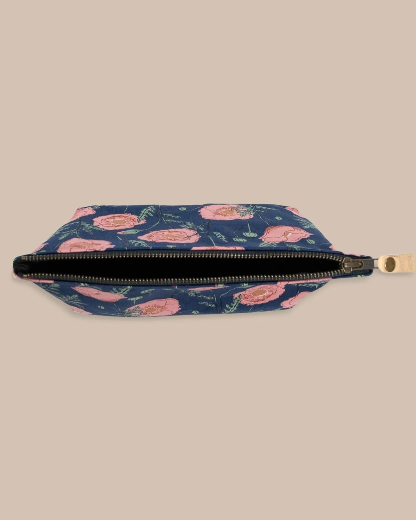 Discount Southern Tide Floral Travel Pouch Navy