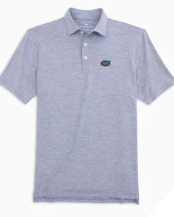 Best Sale Southern Tide Florida Gators Driver Spacedye Polo Shirt